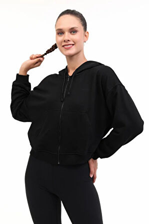 WB 18AMMY-H 5PR Kadın Siyah Sweatshirt - 102027310