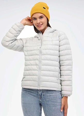 Reebok CN 10472 RALDINA JACKET Taş Düz Kadın Mont