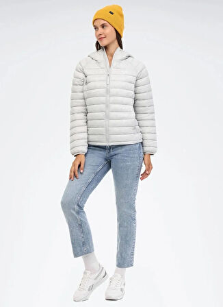 Reebok CN 10472 RALDINA JACKET Taş Düz Kadın Mont