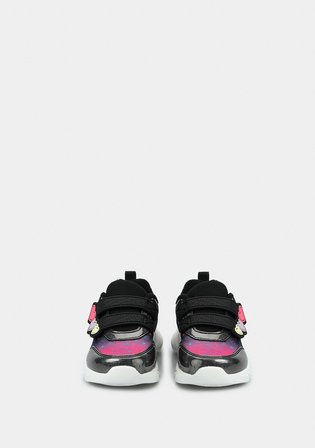 Bow Siyah Kız Çocuk Sneaker