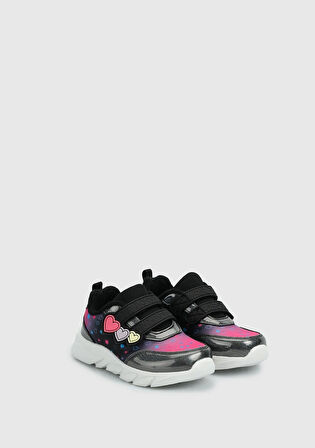 Bow Siyah Kız Çocuk Sneaker