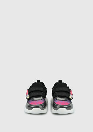 Bow Siyah Kız Çocuk Sneaker
