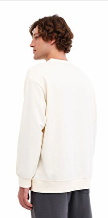 Lumberjack Mb C Neck SW 5Pr Erkek Ekru Sweatshirt SN75