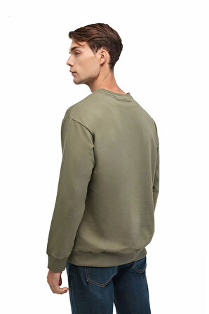 MB SN75 C NECK SW 5PR Erkek Yeşil Sweatshirt - 102033513