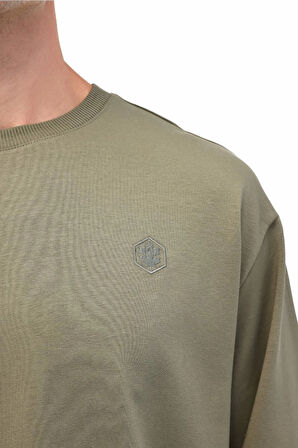 MB SN75 C NECK SW 5PR Erkek Yeşil Sweatshirt - 102033513