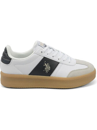 U.S.POLO ASSN SAMIRA 5PR BEYAZ COMFORT CASUAL ANATOMİK SPOR AYAKKABISI