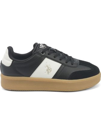 U.S.POLO ASSN.SAMIRA 5PR SİYAH COMFORT CASUAL ANATOMİK SPOR AYAKKABISI