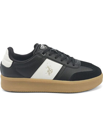 U.S.POLO ASSN.SAMIRA 5PR SİYAH COMFORT CASUAL ANATOMİK SPOR AYAKKABISI