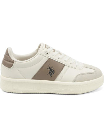 U.S.POLO ASSN.SAMIRA 5PR BEJ KAHVE CASUAL ANATOMİK SPOR AYAKKABISI