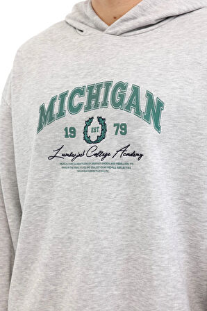 5W ML ADE 16BLO-04 5PR Erkek Gri Sweatshirt - 102023972