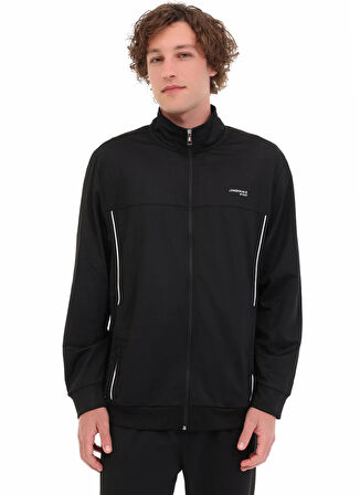 Lumberjack 102024099 5W,ML FALL 18ITL705 5PR,S Siyah Regular Fit Erkek Zip Ceket