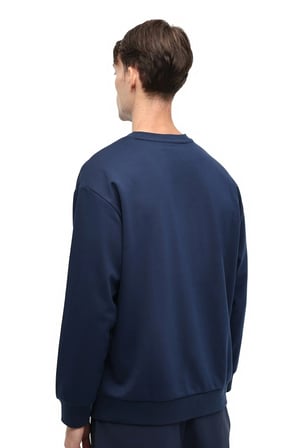 5W ML RENATO 16SD1161 5PR Erkek Koyu Mavi Sweatshirt - 102024109