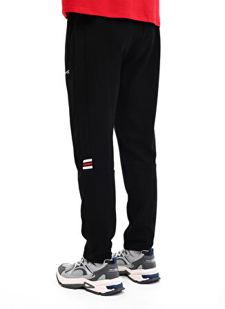 Lumberjack 102024137 5W,ML ORTIZ 22ITL704 5PR, Siyah Lastikli Bel Regular Fit Erkek Eşofman Altı