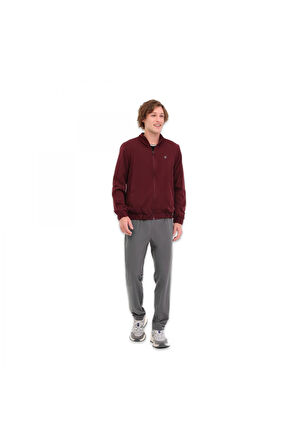 Lumberjack 5W M-Bs04 Woven T.suit 5Pr Eşofman Takim Bordo Erkek Eşofman Takımı