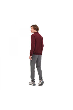 Lumberjack 5W M-Bs04 Woven T.suit 5Pr Eşofman Takim Bordo Erkek Eşofman Takımı