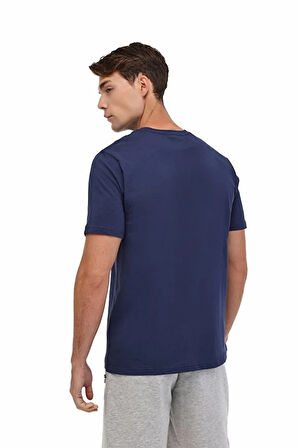 5W MB CT102 C NK T-SH 5PR Erkek Koyu Mavi T-Shirt - 102030607