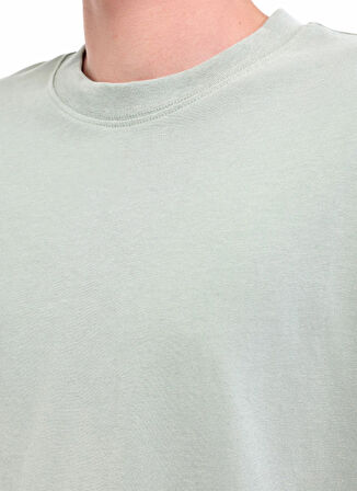 Lumberjack 102024406 5W,MB ROS 11HS113 5PR,ADA Yeşil Bisiklet Yaka Oversize Erkek T-Shirt