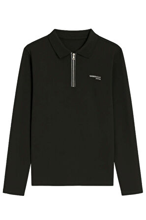 Lumberjack 5W ML KOSTIC 5PR Siyah Uzun Kol Polo Erkek T-Shirt 15ITL805