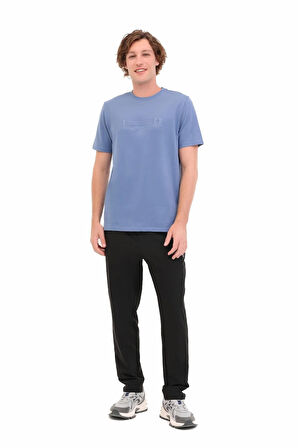 ML BAIC 11ITL806 5PR Erkek Mavi T-Shirt - 102024714