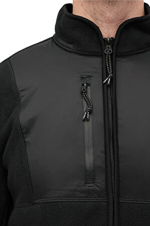 Lumberjack ML QURASAW 7ljk-153 5PR Siyah Erkek Polar Ceket 102027626