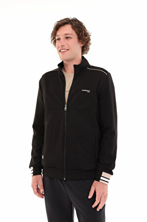 5W ML FRANKY 18BA-108 5PR Erkek Siyah Sweatshirt - 102029478