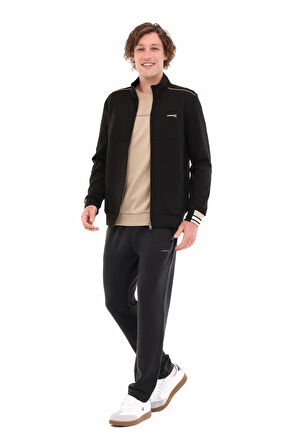 5W ML FRANKY 18BA-108 5PR Erkek Siyah Sweatshirt - 102029478