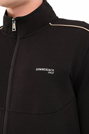 5W ML FRANKY 18BA-108 5PR Erkek Siyah Sweatshirt - 102029478