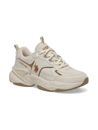 U.S.POLO ASSN ISABELLA 5PR BEJ COMFORT CASUAL ANATOMİK SPOR AYAKKABI