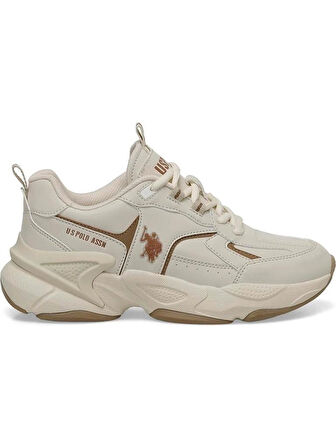 U.S.POLO ASSN ISABELLA 5PR BEJ COMFORT CASUAL ANATOMİK SPOR AYAKKABI
