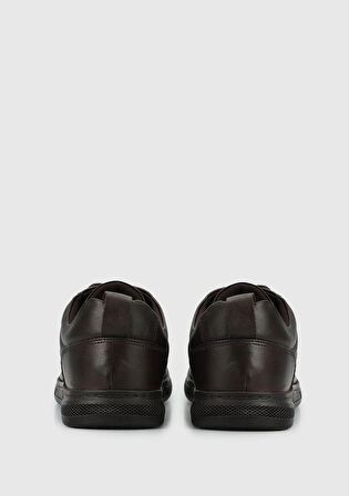 Kahve Deri Erkek Sneaker