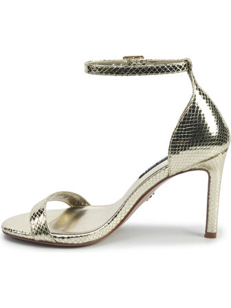 Nine West Isla2 5PR Altın Topuklu Kadın Ayakkabı