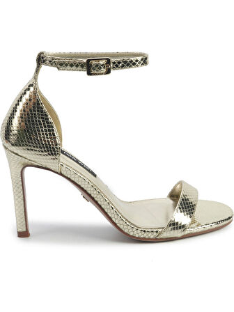 Nine West Isla2 5PR Altın Topuklu Kadın Ayakkabı