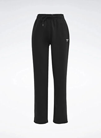 Reebok LC 7019 NEW ID OH PANT Siyah Lastikli Bel Regular Fit Düz Kadın Eşofman Altı