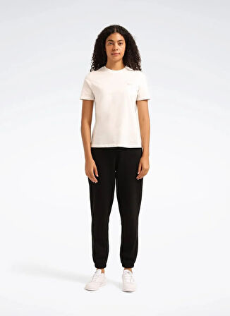 Reebok LC 6932 NEW ID BSC JOGGER Siyah Lastikli Bel Regular Fit Düz Kadın Eşofman Altı