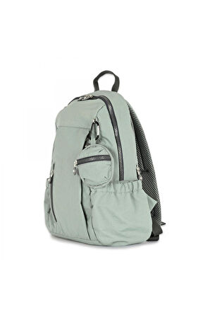 Lumberjack 5W Krkl Basic Bzklu Srt 5Pr Sirt 35X23X8 Yeşil Unisex Spor Çanta