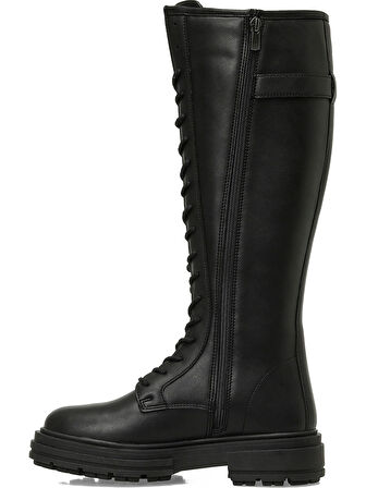 Kinetix Moon Siyah Kadın Uzun Postal