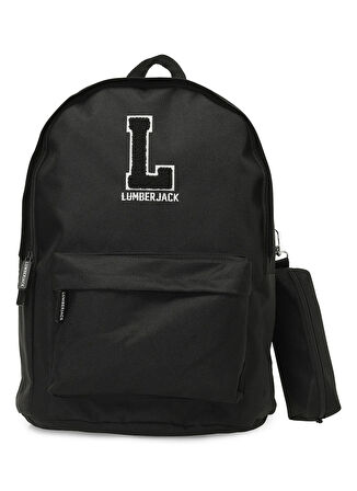Lumberjack 102033470 OXFORD LJK BPCK 5PR Siyah Erkek Sırt Çantası
