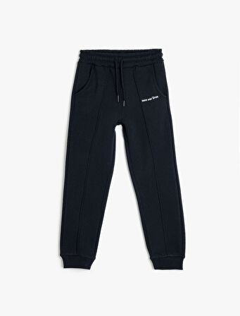 Jogger Eşofman Altı Beli Bağlamalı Cepli 