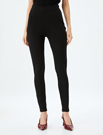 Standart Bel Nervürlü Tayt