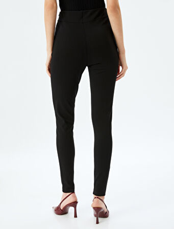 Standart Bel Nervürlü Tayt