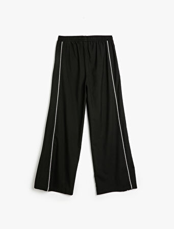 Koton X İnji - Beli Bağcıklı Biyeli Cepli Geniş Paça Eşofman Pantolon