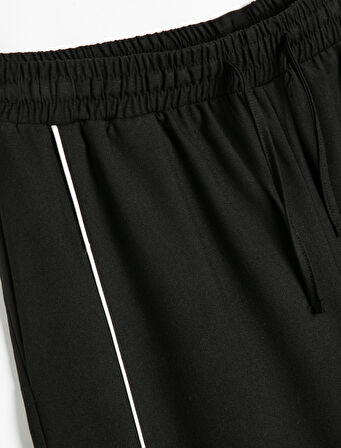 Koton X İnji - Beli Bağcıklı Biyeli Cepli Geniş Paça Eşofman Pantolon