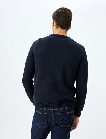 Bisiklet Yaka Triko Yılbaşı Kazağı