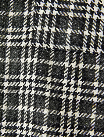 Uzun Kollu Regular Fit Kapaklı Cep Detaylı Ekose Tüvit Gömlek Ceket