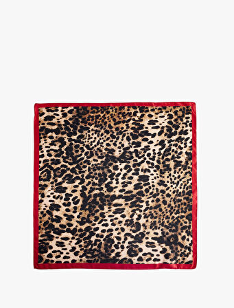 Kare Leopar Şal