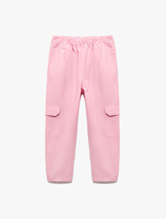 Cep Detaylı Pamuklu Basic Jogger Pantolon