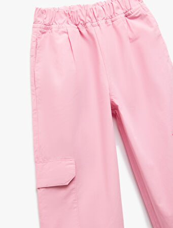 Cep Detaylı Pamuklu Basic Jogger Pantolon