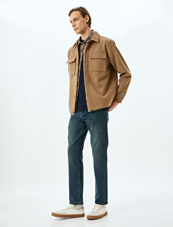 Straight Fit Kot Pantolon - Mark Jean