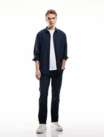 Pamuklu Normal Bel Straight Fit Jean Pantolon - Mark Jean