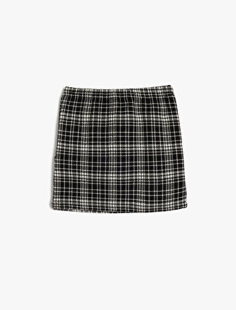 Mini Etek Beli Lastikli Dar Kesim